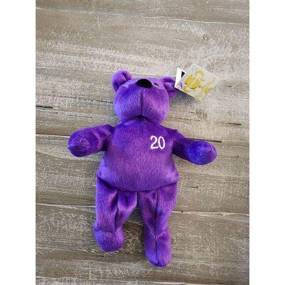 Nutrisystem Celebration Bears 20 & 30 Lbs Purple & Blue Plush Collectible - Picture 3 of 15